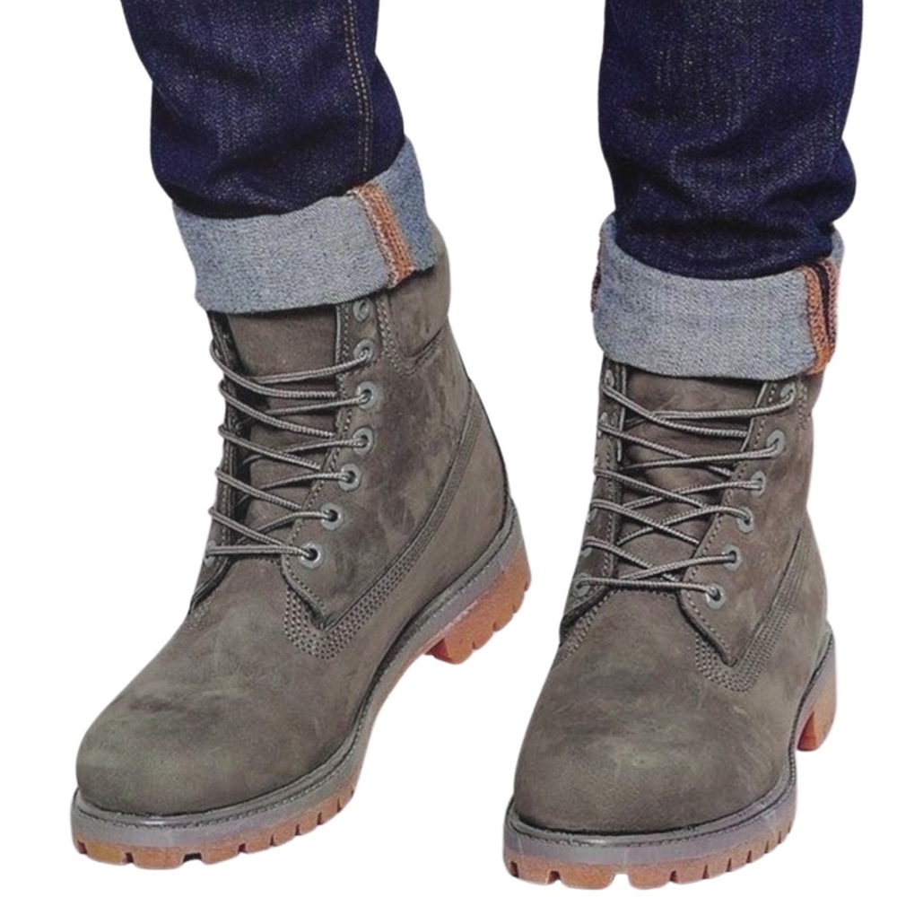 TIMBERLAND Classic Unisex Grey Waterproof Boots‎